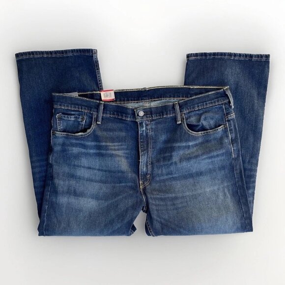 Levi’s 569 Men’s Loose Straight Stretch Jeans NWT Blue Denim Size 42x30 - Picture 8 of 16